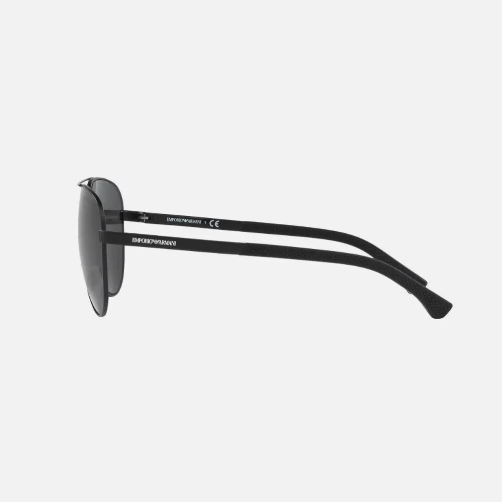 Emporio Armani Men's 61mm Sunglasses, Matte Black/Grey